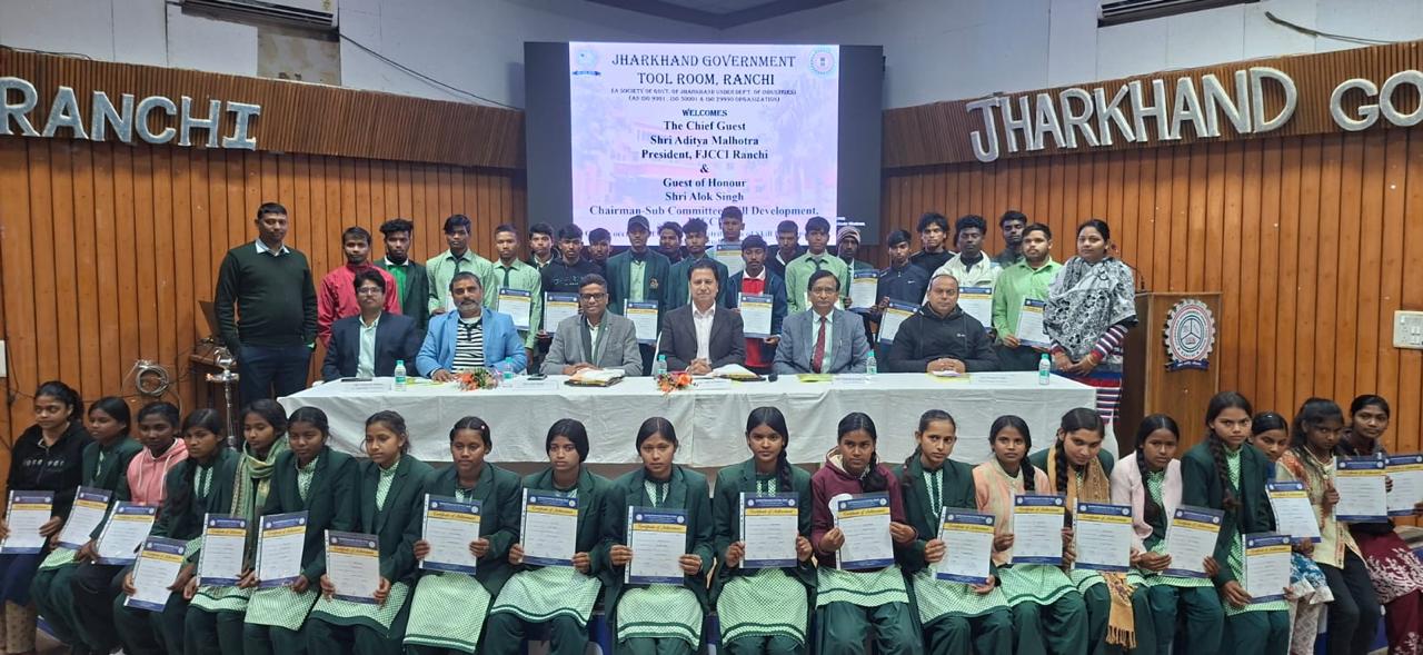Certificate Award Ceremony Held at Tatisilwai Tool Room; Aditya Malhotra, President, FJCCI Attends as Chief Guest.