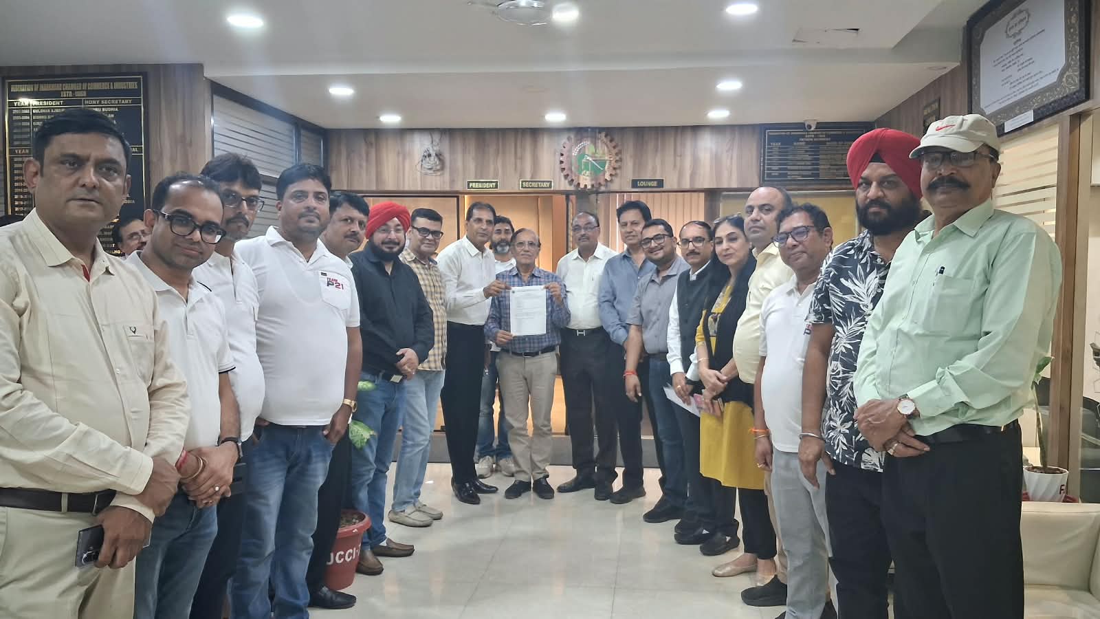 The nomination process for the chamber election has been completed.