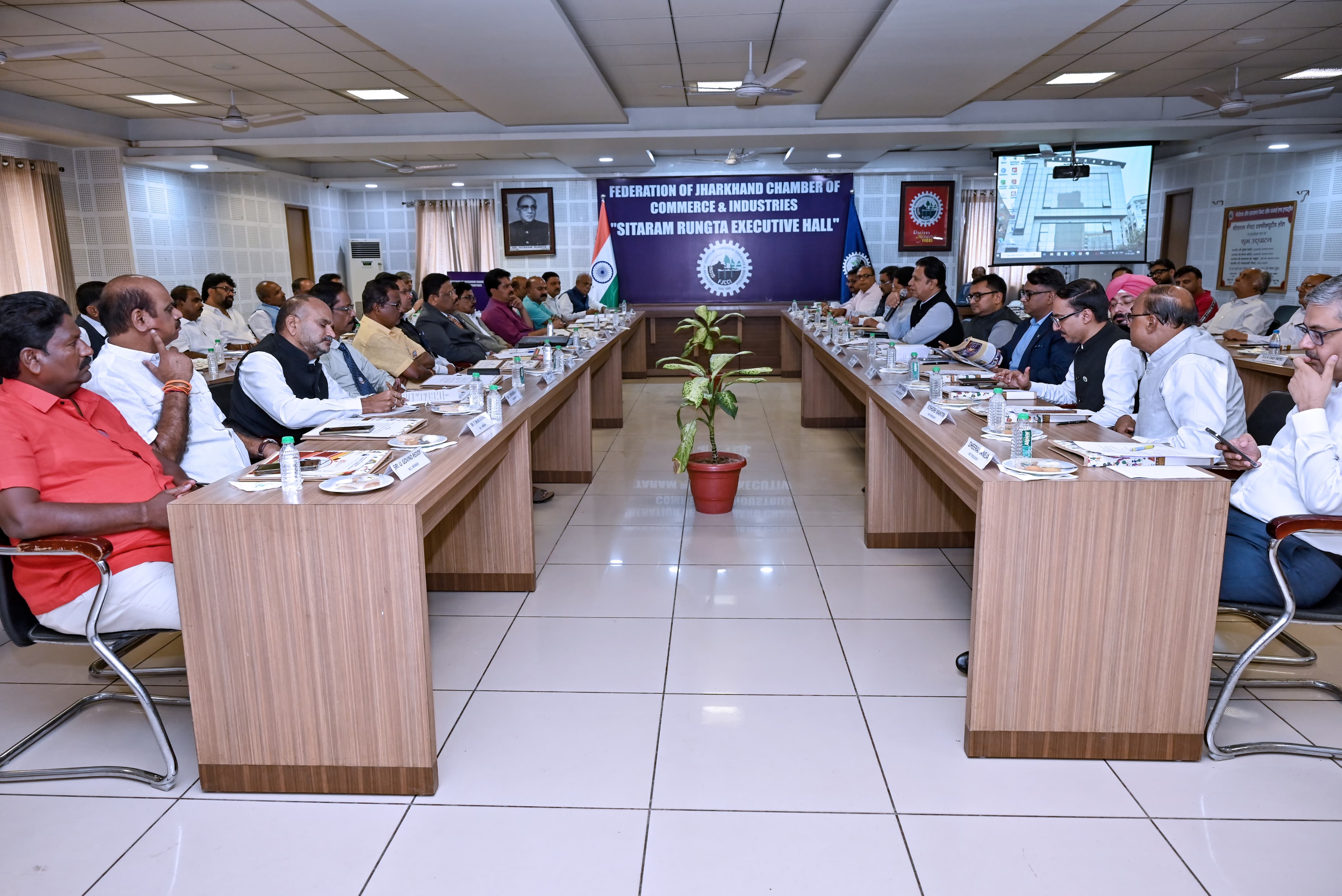 Jharkhand, Ballari Chambers Meet at Chamber Bhawan Over Trade Ties