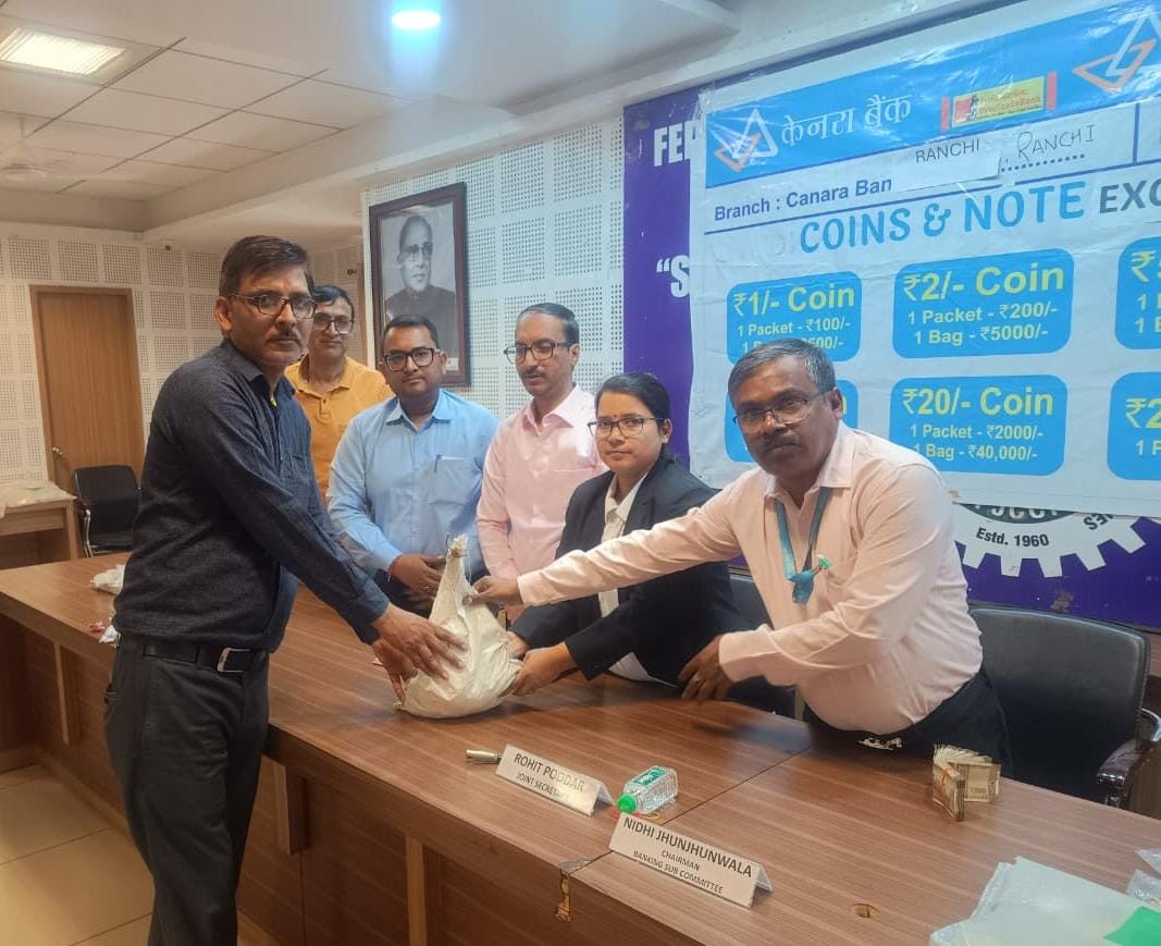 Coin Fair Held at Chamber Bhawan by FJCCI and Canara Bank.