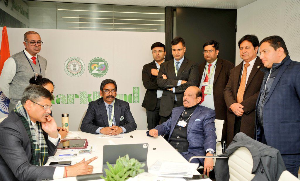WEF 2026: CM Hemant Soren and FJCCI Lead Strategic Dialogue with LuLu Group to Elevate Jharkhand’s Agri-Exports