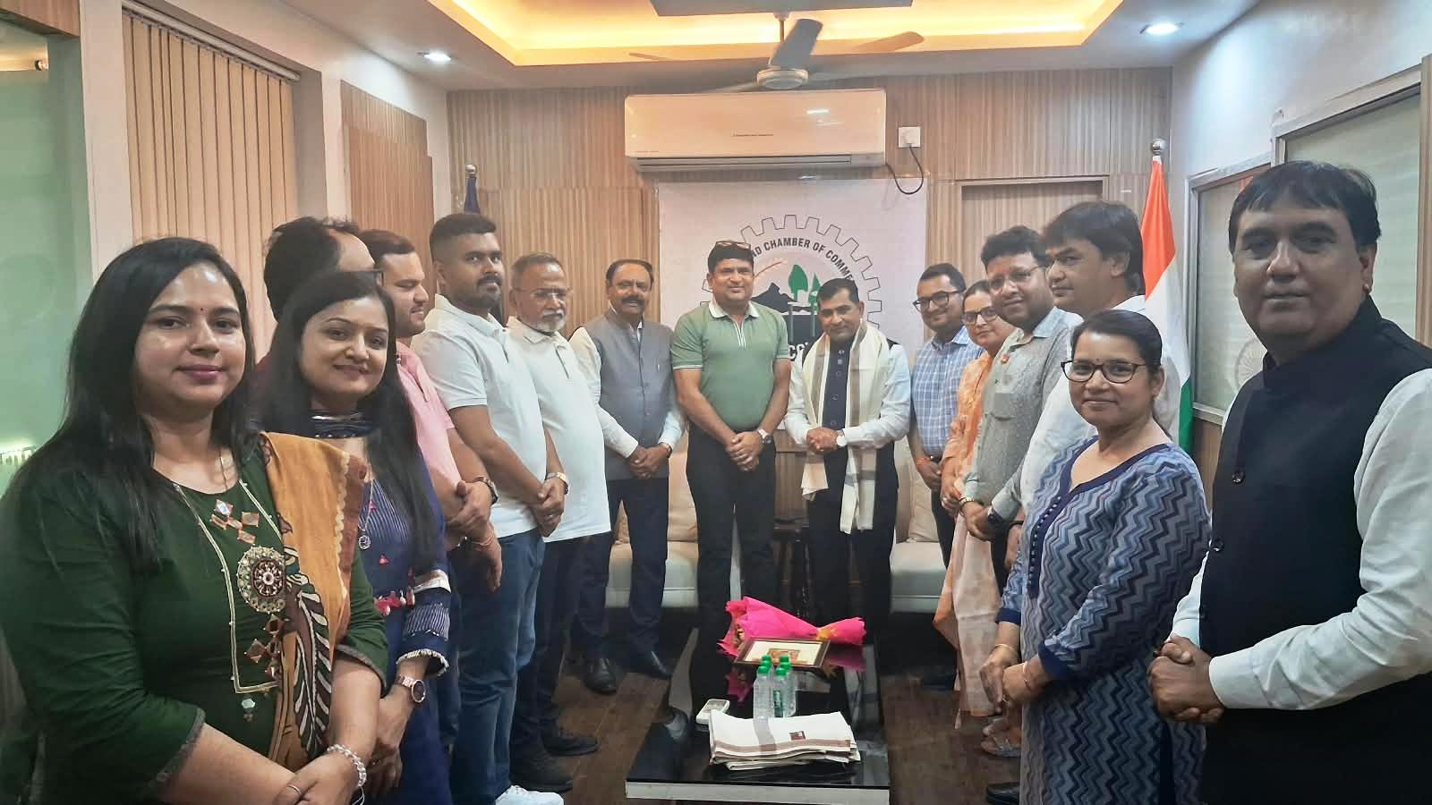 FJCCI Honors ABMYM Chief Suresh M. Jain at Chamber Bhawan.