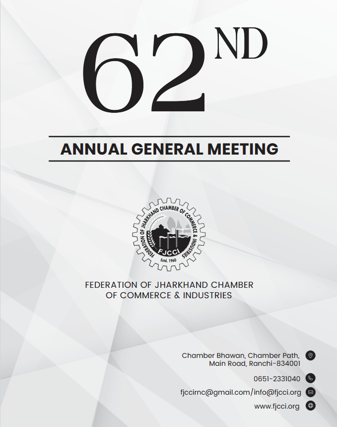 Notice for the 62nd Annual General Meeting of FJCCI