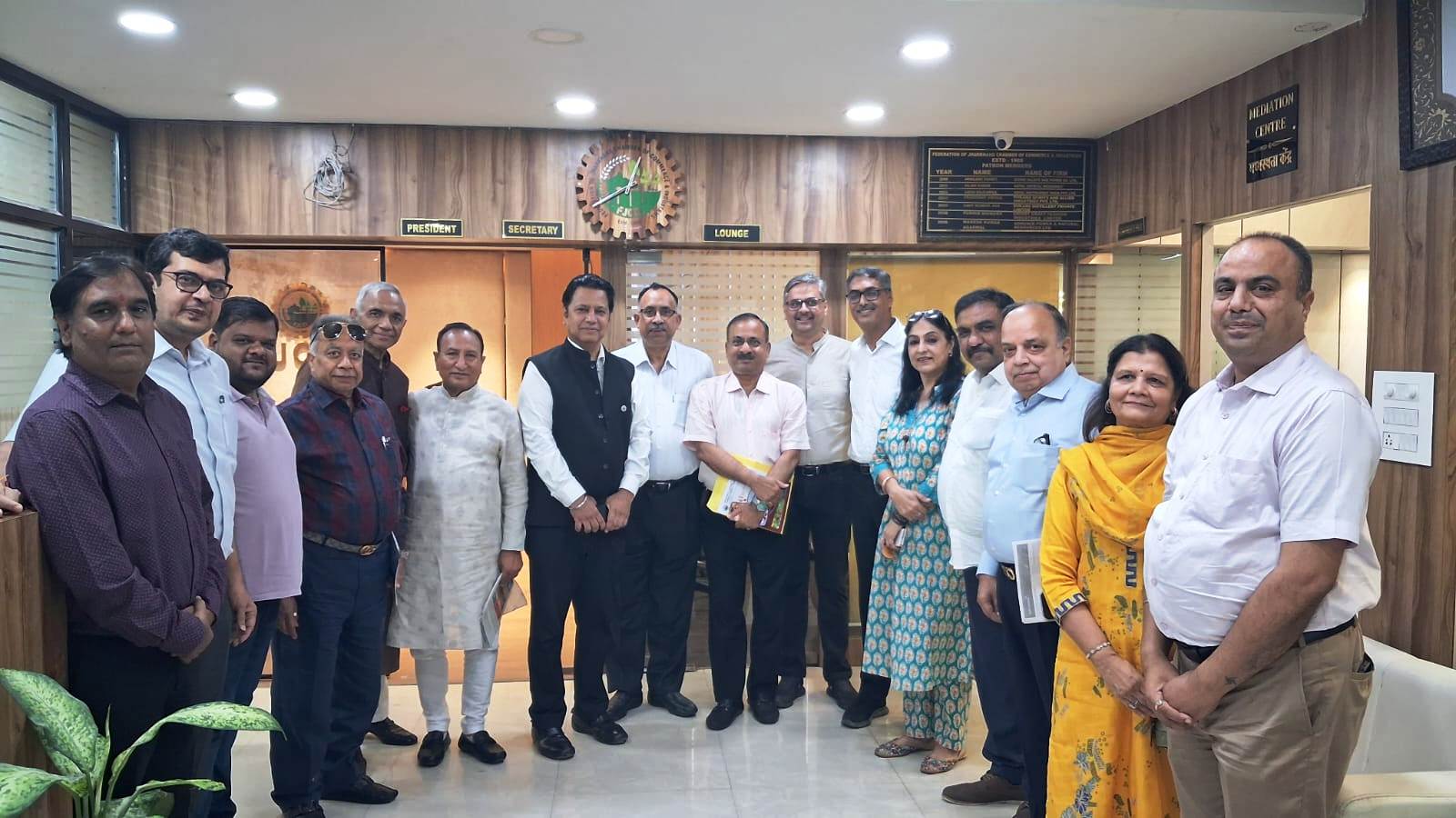 Suncity Projects Chairman & FJCCI Brainstorm Strategies for Jharkhand's Holistic Growth.