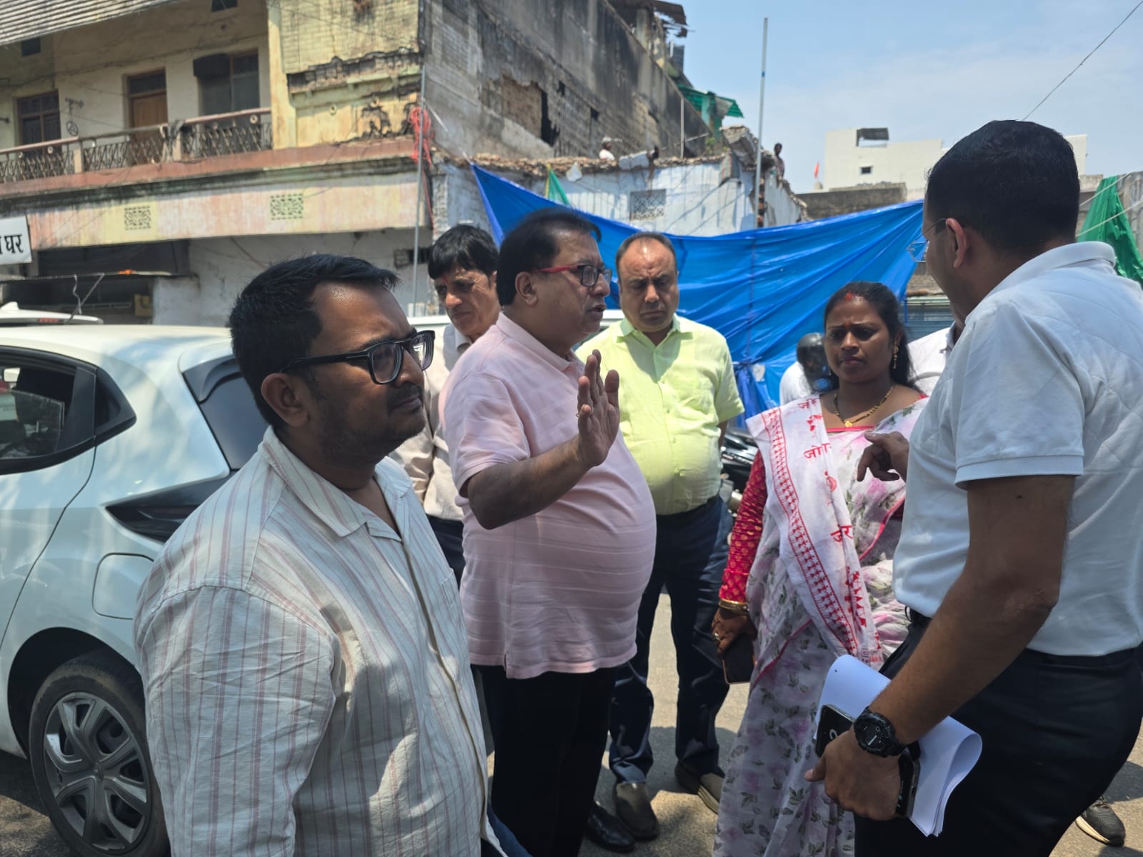 RMC Top Brass Conduct Field Inspection at Seva Sadan and Bada Talab; Move Follows Jharkhand Chamber’s Appeal to Solve Annual Waterlogging Crisis